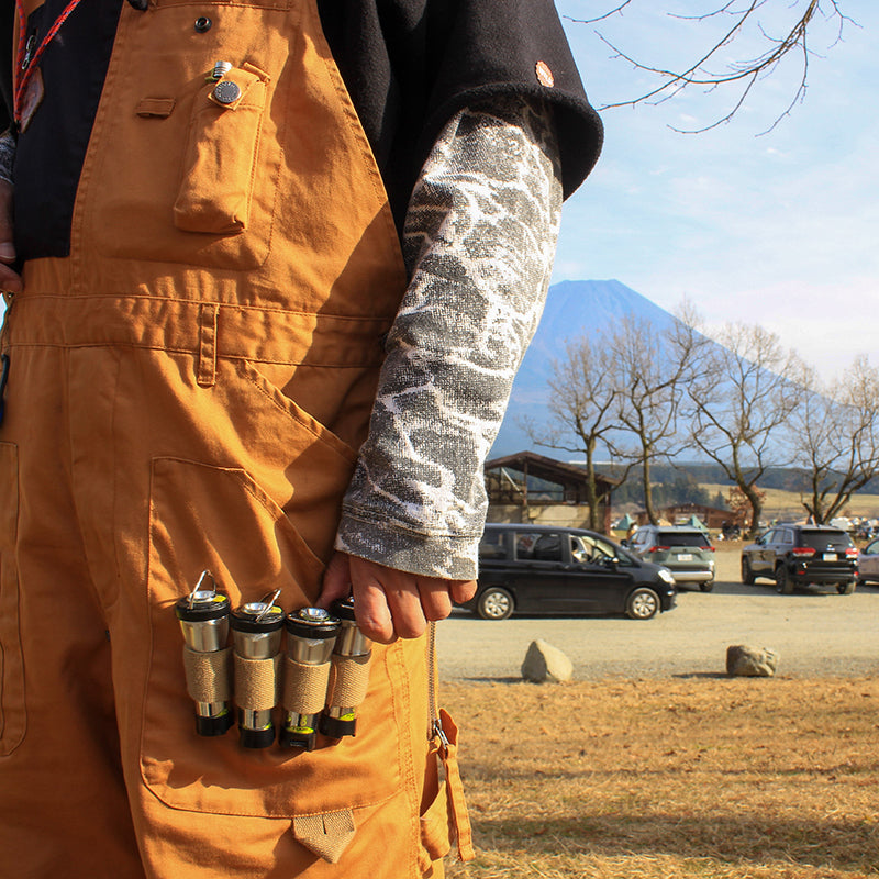 HIASOBI CAMPER BIG BEN OVERALL BLACKDENIM