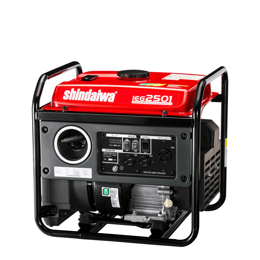 インバータ発電機(ガソリンエンジン)IEG2501