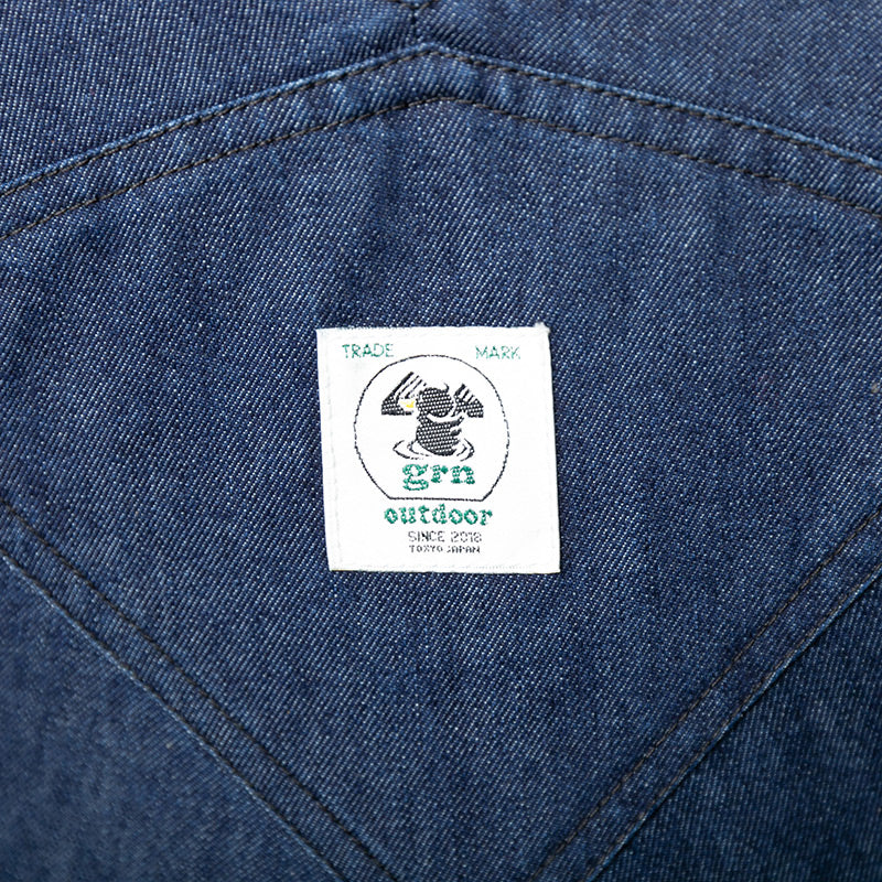HIASOBI CAMPER BIG BEN OVERALL BLACKDENIM
