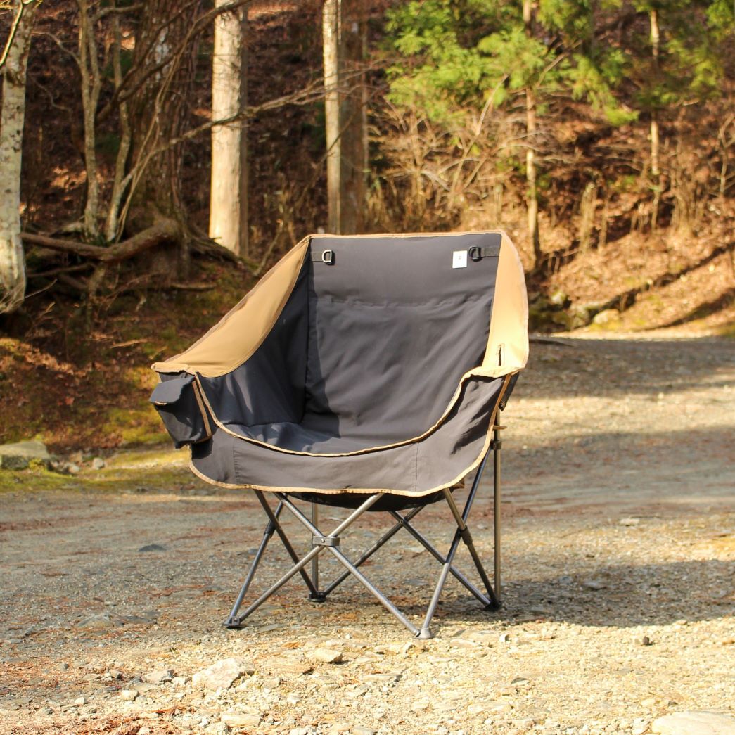 60/40 CLOTH SINGLE SOFA CHAIR (BLACK)