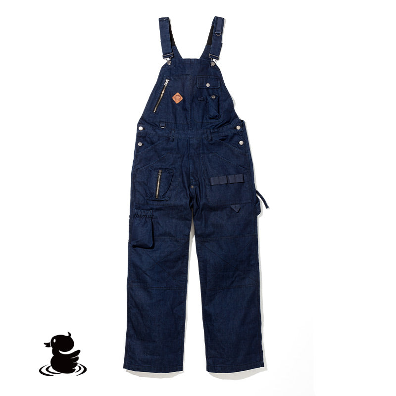 HIASOBI CAMPER BIG BEN OVERALL BLACKDENIM
