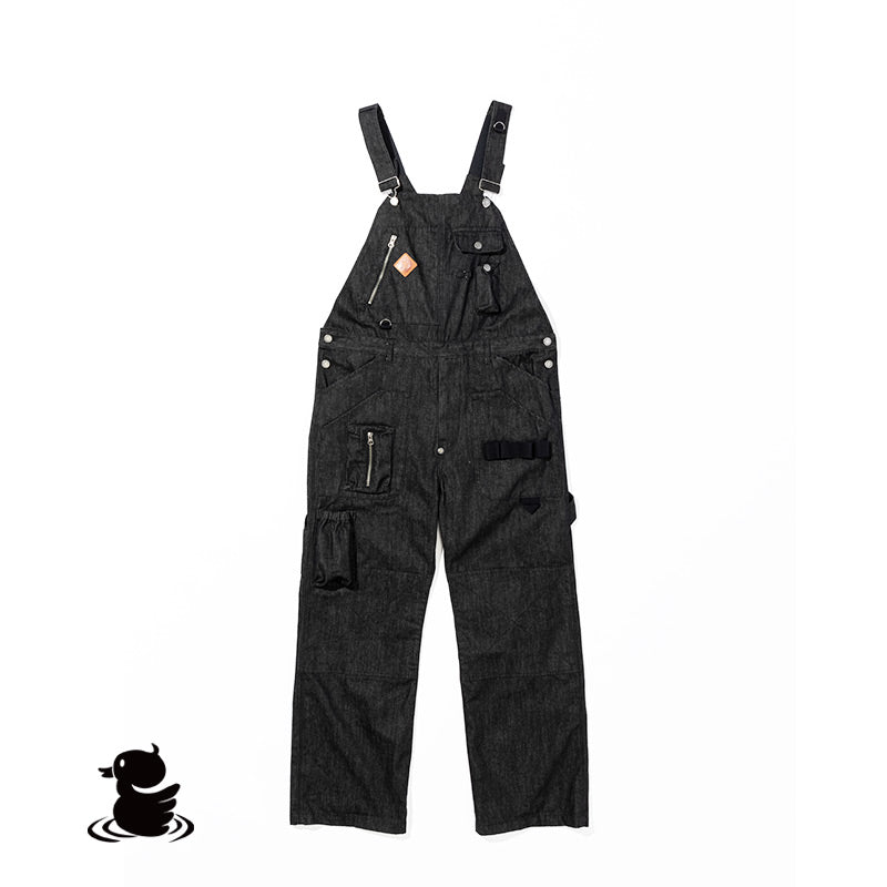 HIASOBI CAMPER BIG BEN OVERALL BLACKDENIM
