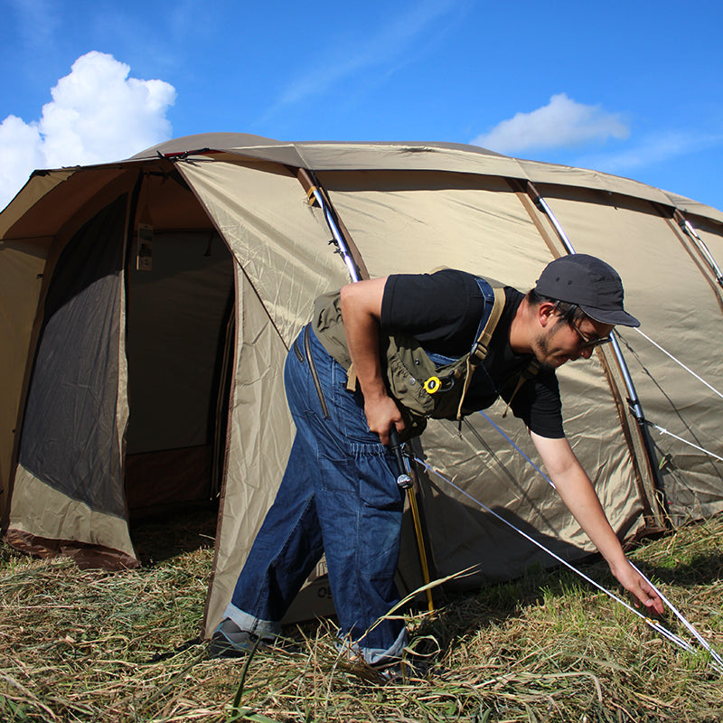 HIASOBI CAMPER BIG BEN OVERALL BLACKDENIM