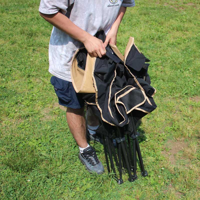 60/40 CLOTH TWIN SOFA CHAIR (BROWN)