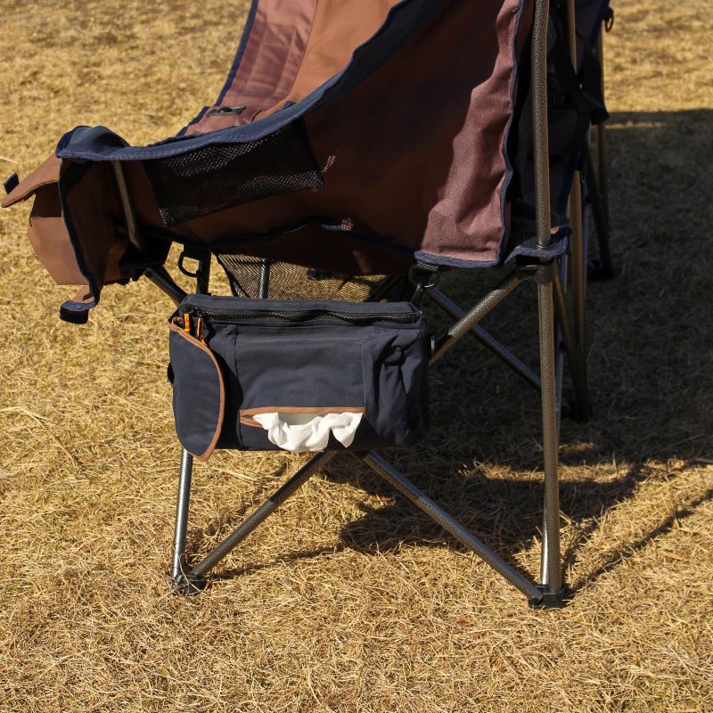 60/40 CLOTH TWIN SOFA CHAIR (BROWN)