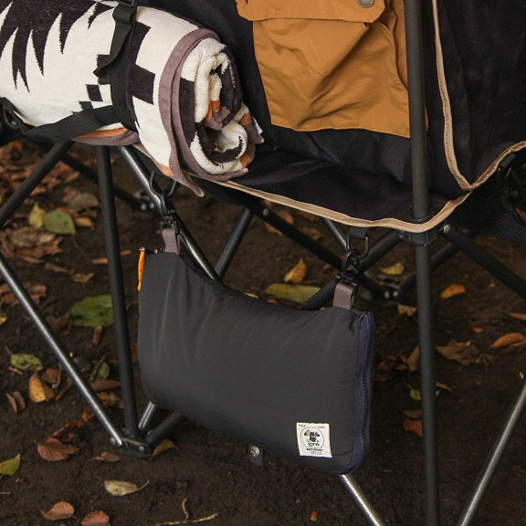 60/40 CLOTH TWIN SOFA CHAIR (BLACK)