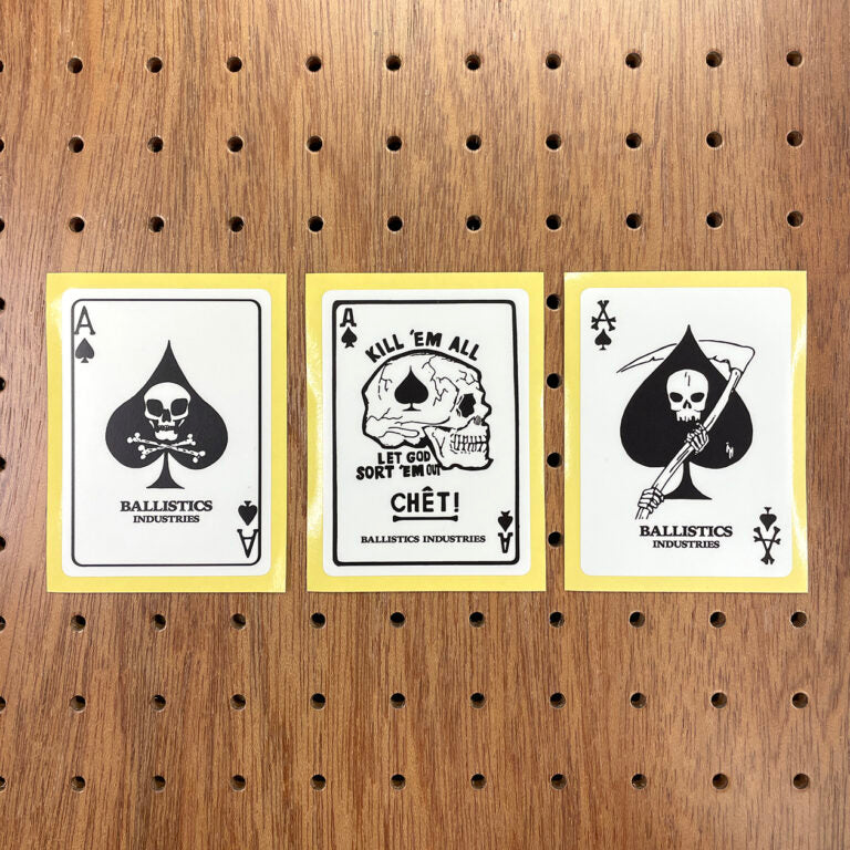 DEATH CARD STICKER SET