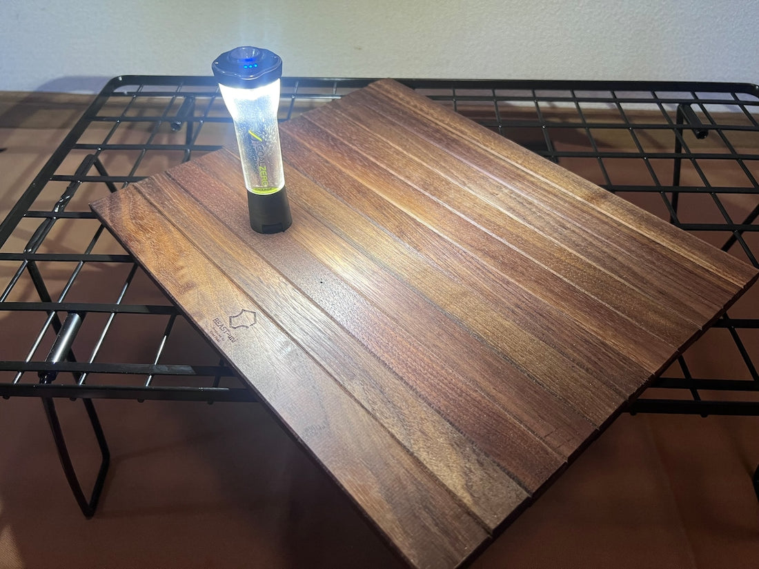 【BEAST-uni】ユニフレーム フィールドラック用天板 ハーフサイズ◻︎ウォールナット(ダーク)