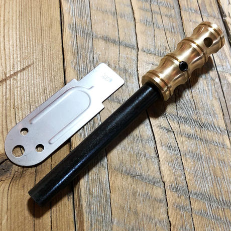 野良スティック竹(小)真鍮