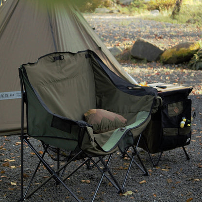 60/40 CLOTH TWIN SOFA CHAIR (OLIVE)