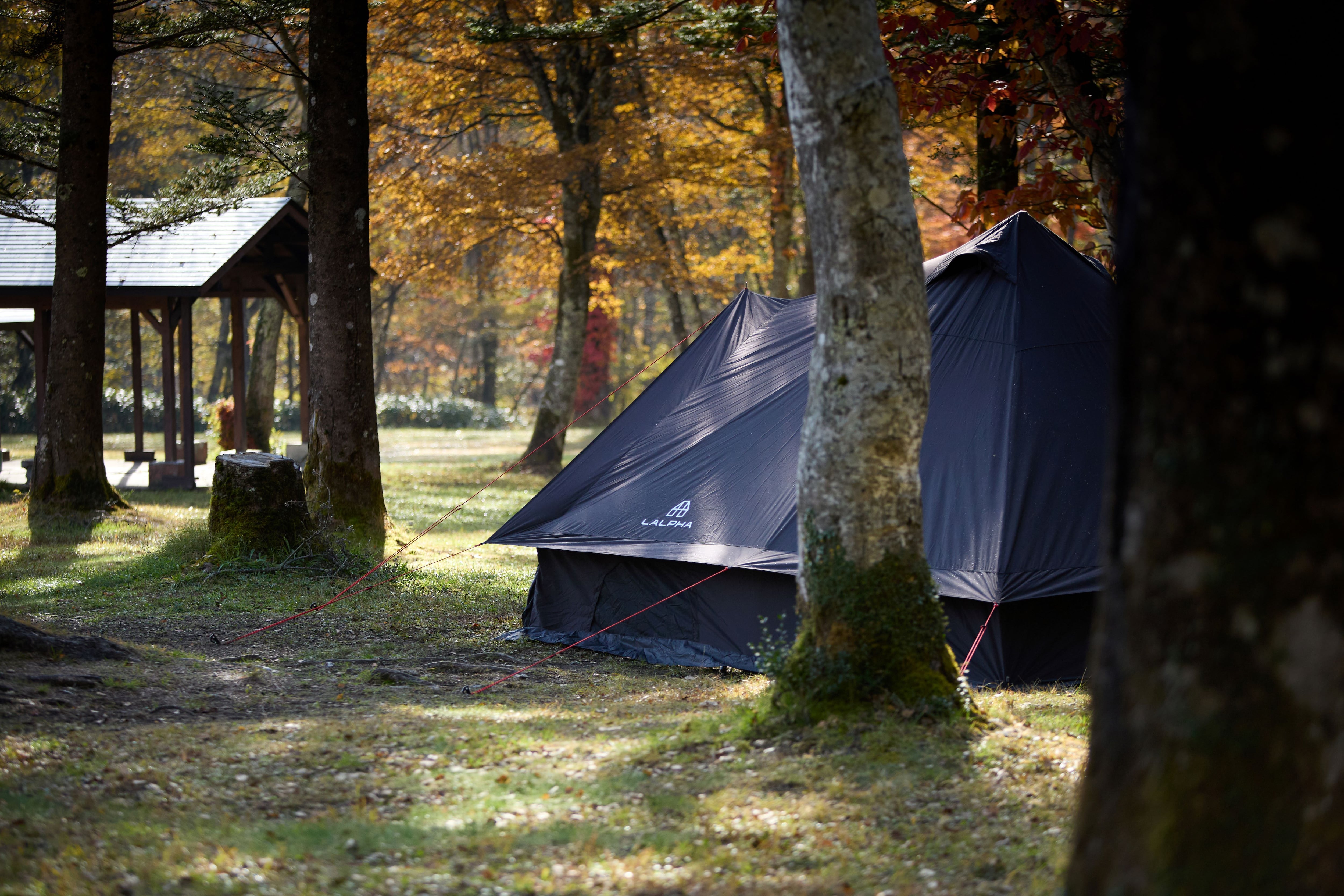 M-㉘【訳ありUSED C】G-tent-L 大型 テント　黒 テンマクデザイン 公式 ブラックサミットGG8 キャンプ